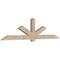 Ekena Millwork Kennewick Smooth Timber Gable Bracket, Douglas Fir, 108"W x 27"H x 3 1/2"D x 5 1/2"F, 6/12 Pitch GBW108X27X0406KEN00SDF - alternate 4